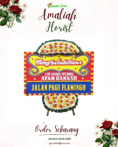 Bunga Papan Congratulation di Kompa